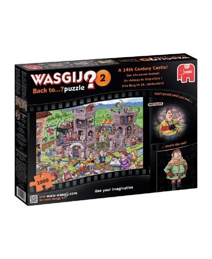 Jumbo Wasgij puzzel Back to 2 Een 14e eeuws Kasteel! - 1000 stukjes