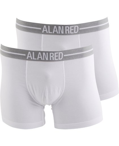 Alan Red 2-Pack Lasting Boxershorts Wit