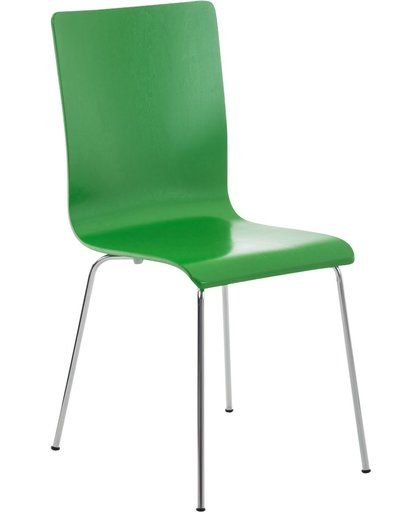 Clp Bezoekersstoel, keukenstoel, conferentiestoel, wachtkamerstoel PEPE - groen