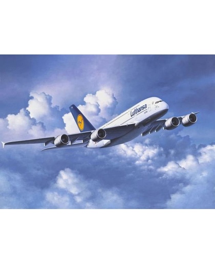 Revell Vliegtuig Airbus A380-800 Lufthansa - Bouwpakket - 1:144