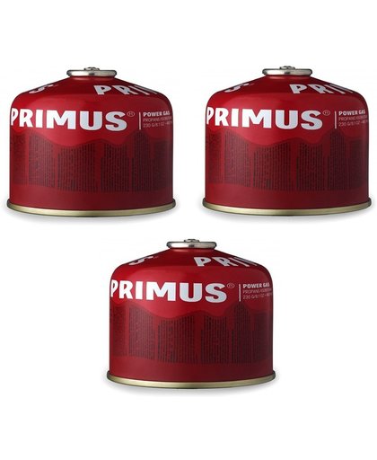 Primus Power Gas 230 Gram 3-Pack Gasblikjes voor 3 seizoenen Power Gas 230 gr 3-pack