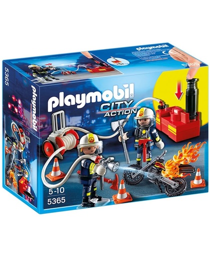 Playmobil Brandweermannen met brandslang - 5365