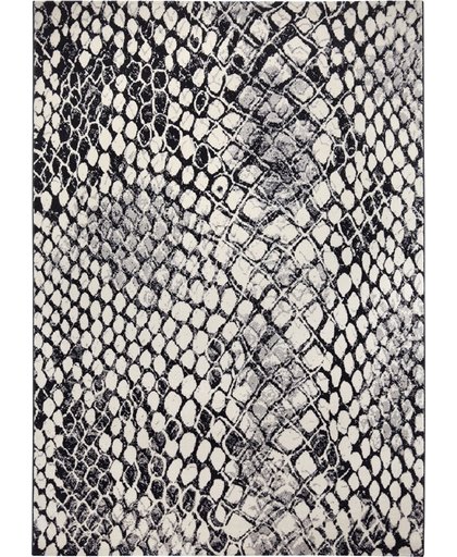 Snake vloerkleed 133cm x 200cm grijs - Robin Design