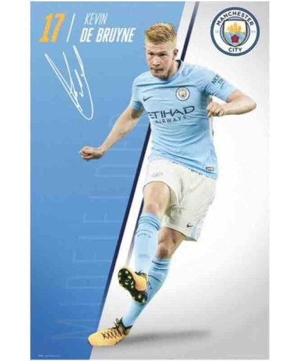 Manchester City De Bruyne 17/18 - Maxi Poster