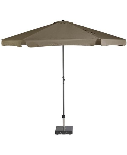 Platinum parasol Antigua Ø 300 volant - taupe