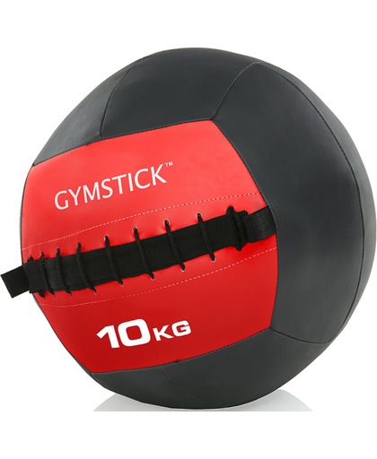 Gymstick - Wall Ball - Met trainingsvideo's - Zwart/Rood - 13kg