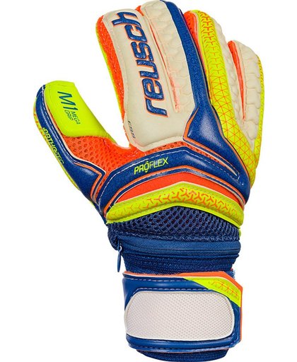 Reusch Keepershandschoenen - Unisex - wit/blauw/geel/oranje