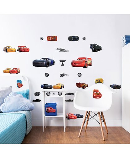 Muurstickers Disney Cars - Walltastic - 32 stickers