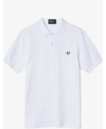 Fred Perry Slim Fit Shirt Piqu - Sportpolo -  Heren - Maat M - Wit - M600-100