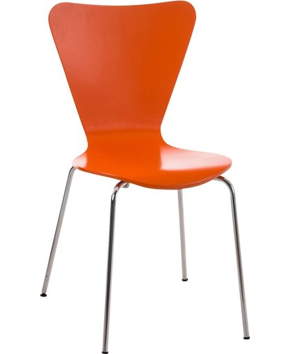 Clp Bezoekersstoel, keukenstoel, conferentiestoel CALISTO - oranje