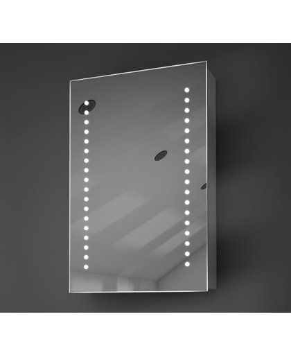 Badkamer spiegelkastje met LED licht en verwarming 40 cm