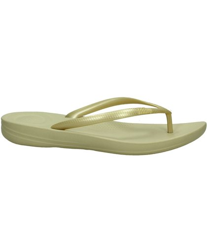 FitFlop - Iqushion Ergonomic Flipflop  - Teenslippers - Dames - Maat 39 - Goud - E54-010 -Gold Rubber