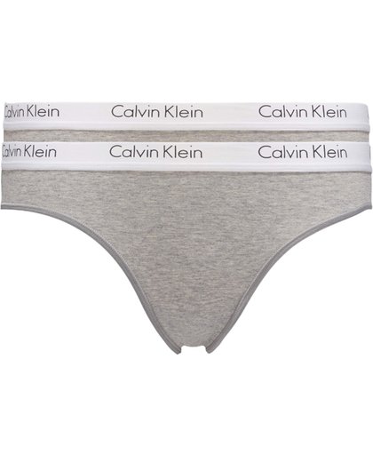 Calvin Klein 2- Pack Bikini Slips CK One Cotton Grijs