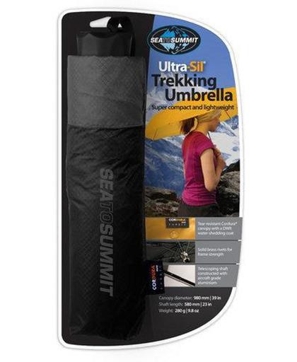 Sea to Summit - Trekking Umbrella - Reisparaplu - Zwart - 280g - 96cm doorsnede