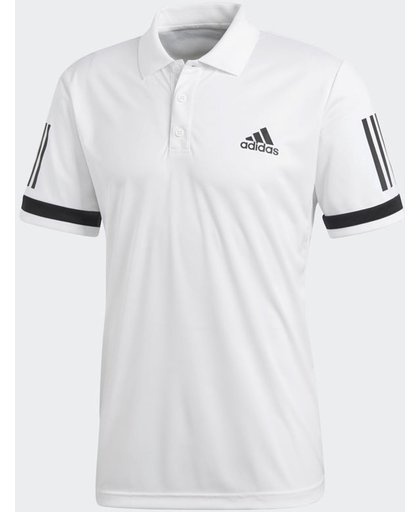 adidas Club 3 Stripes Polo Tennis polo Heren - White