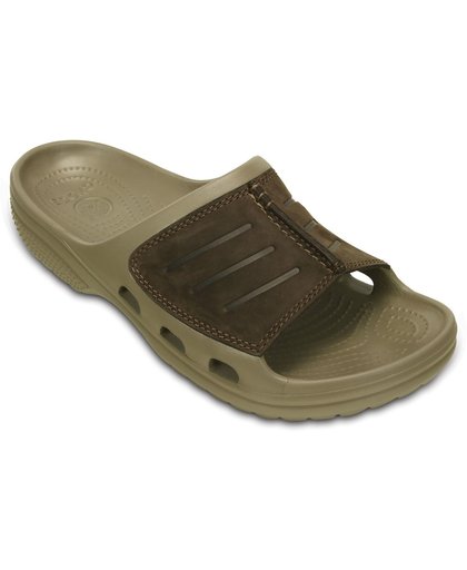 Crocs Yukon Mesa Slippers - Maat 48/49 - Mannen - bruin