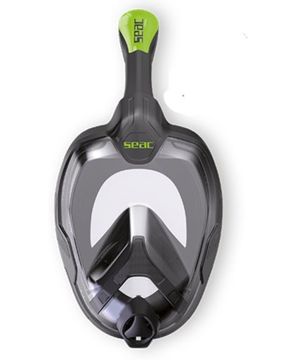 Seac Unica Snorkelmasker Zwart/Lime L/XL