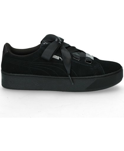 PUMA Vikky Platform Ribbon S Sneakers Dames - Puma Black-Puma Black