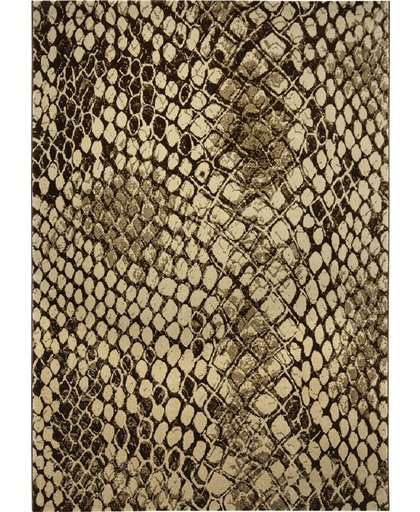 Snake vloerkleed 133cm x 200cm beige - Robin Design