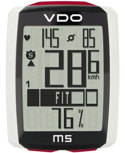 VDO M5 D3 Fietscomputer - Draadloos - Digitaal