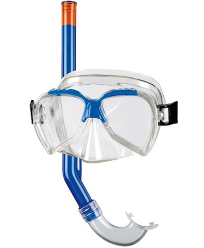 Beco snorkelsetje - Duikbril met snorkel voor kinderen vanaf ca. 4 jaar - Blauw