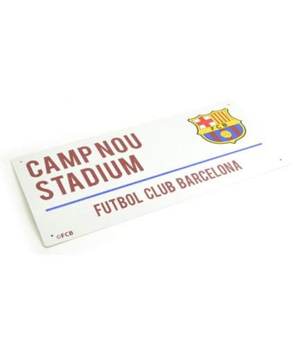FC Barcelona - Plaat - Camp Nou Stadium - Wit