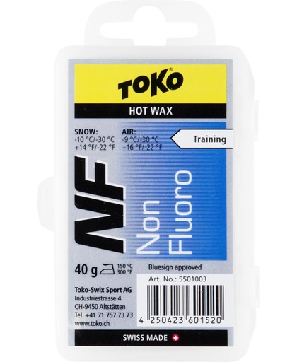 Toko - Ski/Snowboard Wax - Hot Wax - No Fluor - -10ᵒC tot -30 ᵒC - Warm - 40 gram