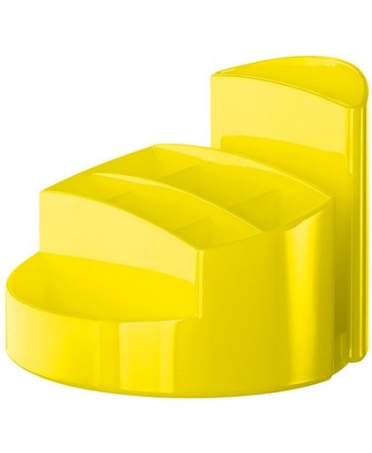 Pennenbak HAN Rondo 9-vaks New Colours geel