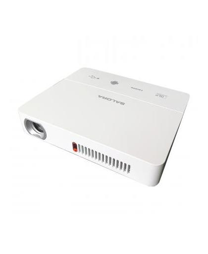 Salora DBS350 beamer/projector 1600 ANSI lumens DLP WXGA (1280x800) 3D Intelligente projector Wit