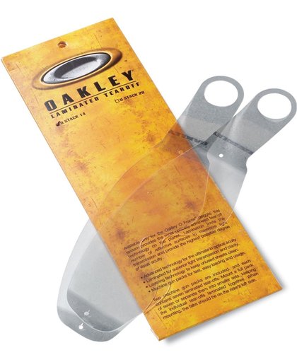Oakley Crossbril Laminated Tear-Off's-Oakley O2 MX