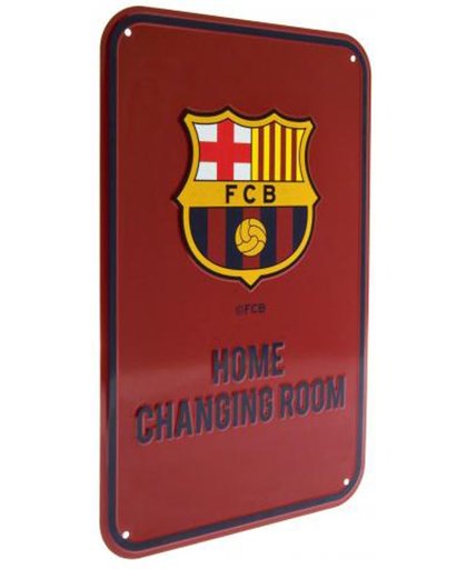 FC Barcelona - Plaat - Home Changing Room - Bordeaux/Navy