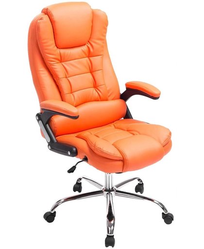 Clp Managerstoel - directiestoel THOR  bureaustoel - ergonomisch, belastbaar tot 150 kg - oranje