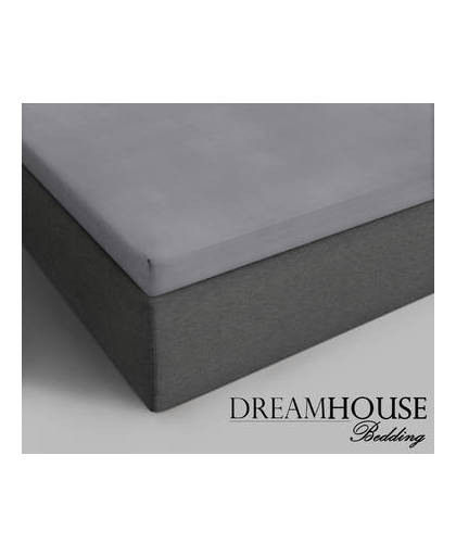 Dreamhouse katoenen topper hoeslaken grey - 2-persoons (180 cm) - grijs