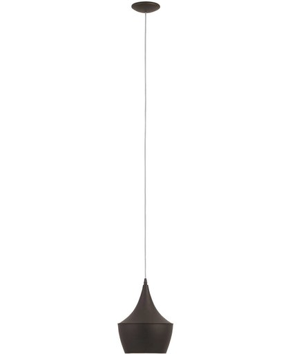 EGLO design Marazio - Hanglamp - 1 Lichts - Ø240mm. - Donkerbruin, Crème