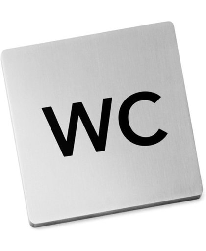ZACK Indici WC - Pictogram - Roestvrij Staal