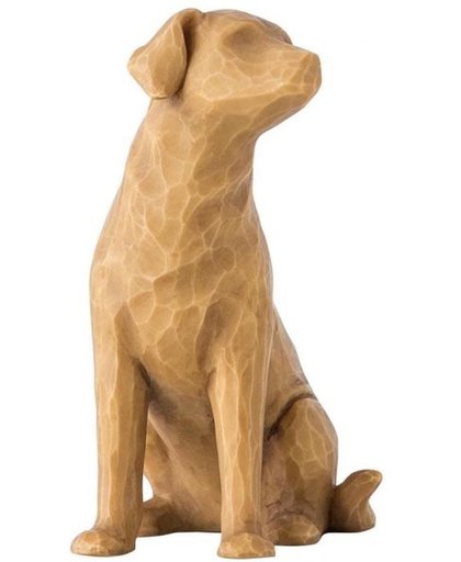 Willow Tree: Love my Dog (light): Prachtig beeldje van polyresin: Beelden & Figuren