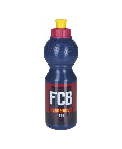 Fc barcelona bidon blauw/rood: 520 ml