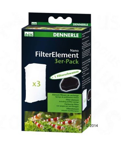 Dennerle Nano FilterElement 3er-Pack