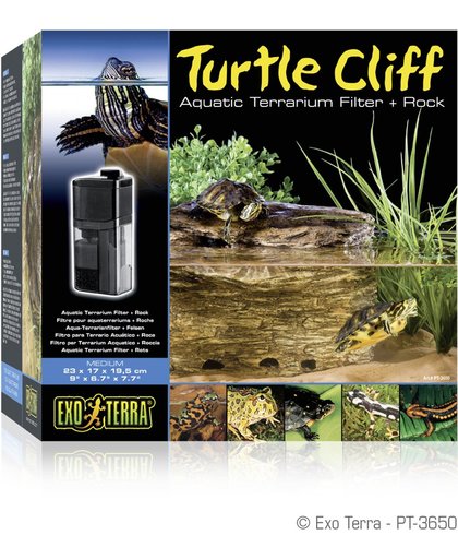 Exo Terra Terratium grot - filterrots turtle cliff medium 23 x 17 x 19,5 cm