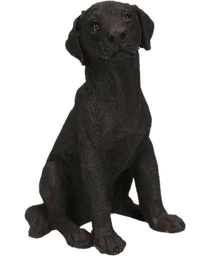 Beeldje Labrador zwart 12 cm - honden beeldje