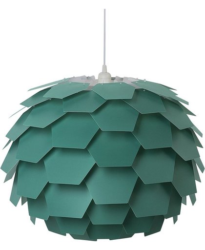 Beliani Segre Gross - Hanglamp - Polyester - groen - 60x60x176