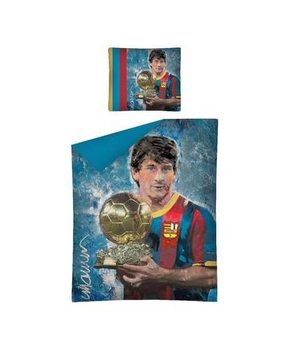 dekbedovertrek Messi donkerblauw 140 x 200 cm