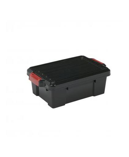 Iris Power opbergbox - 12,5 l - zwart/rood