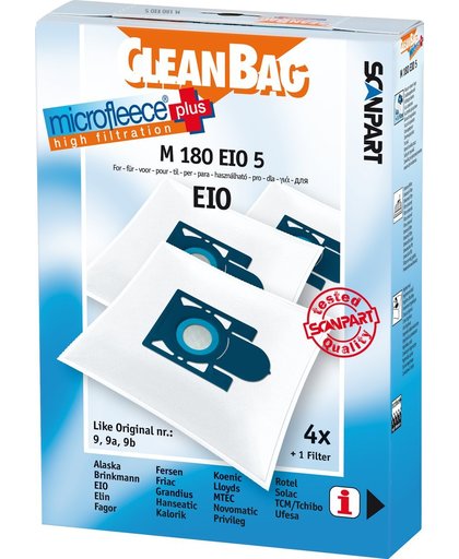 CleanBag M180EIO5 Stofzuigerzak MicroFleece+