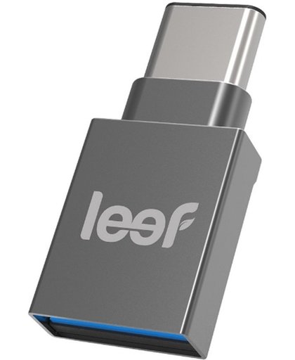 Leef Bridge-C 32GB USB 3.0 (3.1 Gen 1) USB-Type-A-aansluiting USB Type-C-connector Grijs USB flash drive