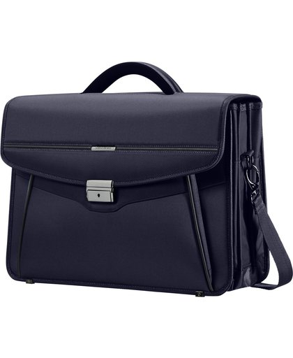 Samsonite Laptop-Aktetas - Desklite Briefcase 15.6 inch Blue