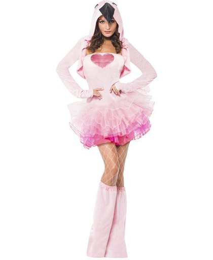 Flamingo sexy kostuum dames - Fever collectie - maat Medium