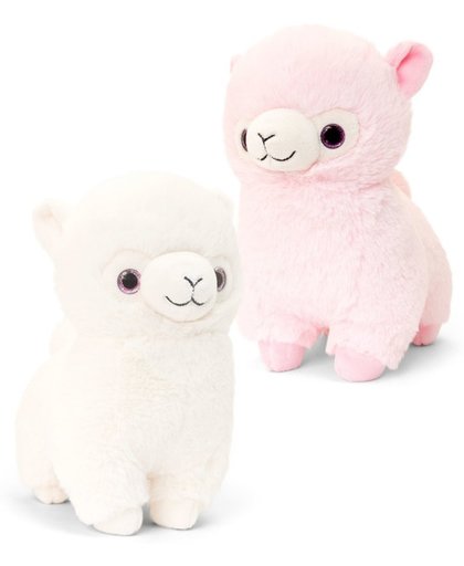 Keel Toys pluche witte alpaca/lama 20 cm