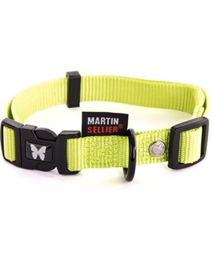 Martin sellier halsband nylon groen verstelbaar 20-30 CM