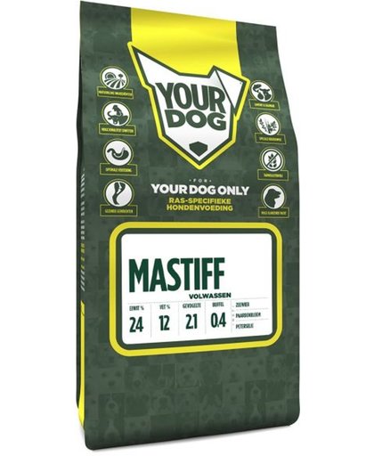 Yourdog mastiff hondenvoer volwassen 3 kg